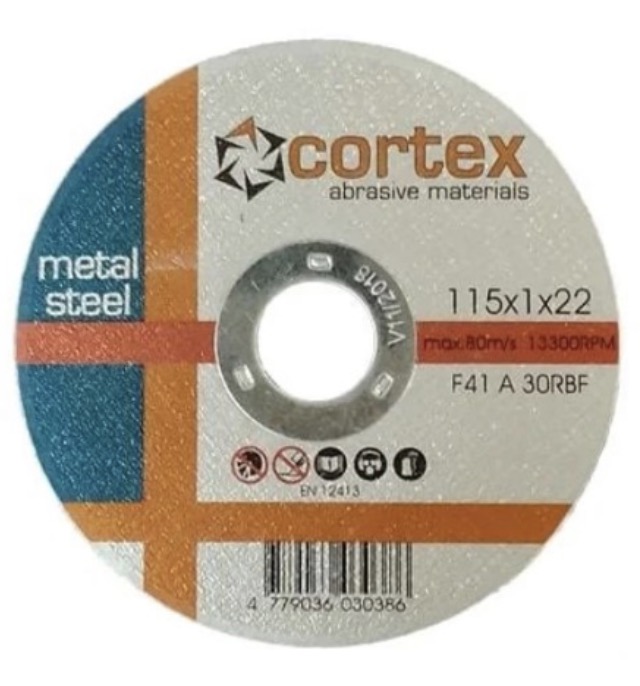 Abrasiv kappeskive Cortex 18200; 115x1,0x22,2 mm