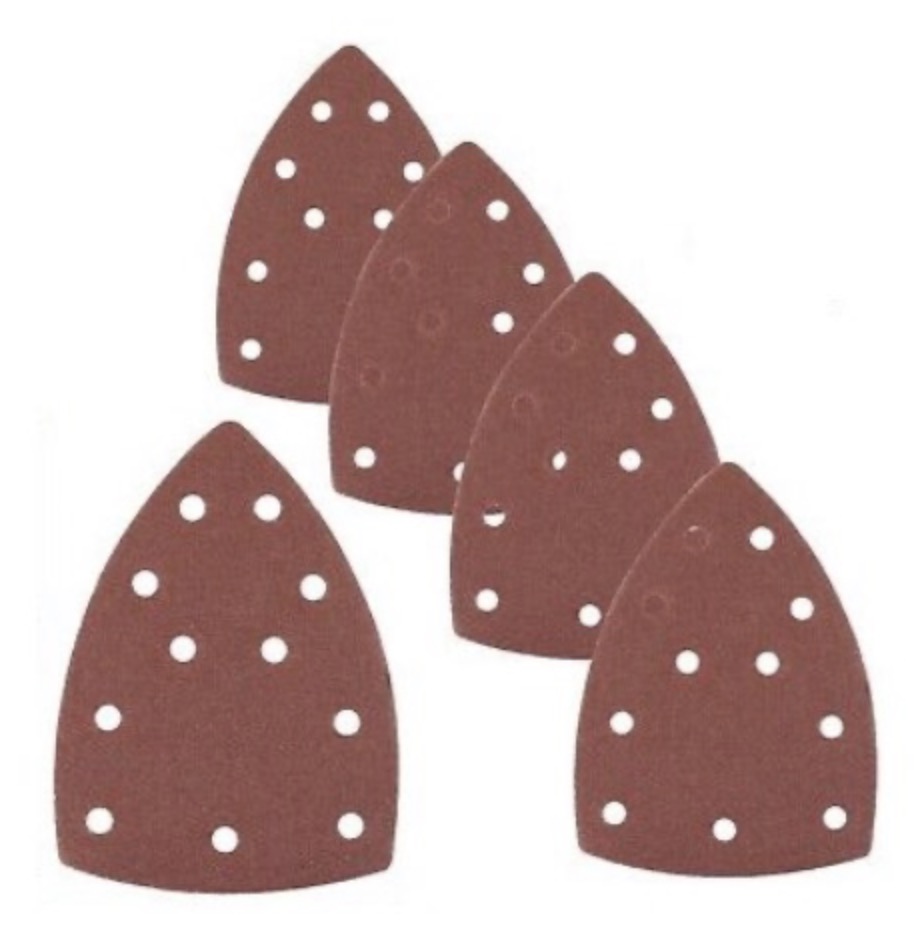 Sandpapir til deltaslipere Cortex 35230; 100x150 mm; P40; 5 stk
