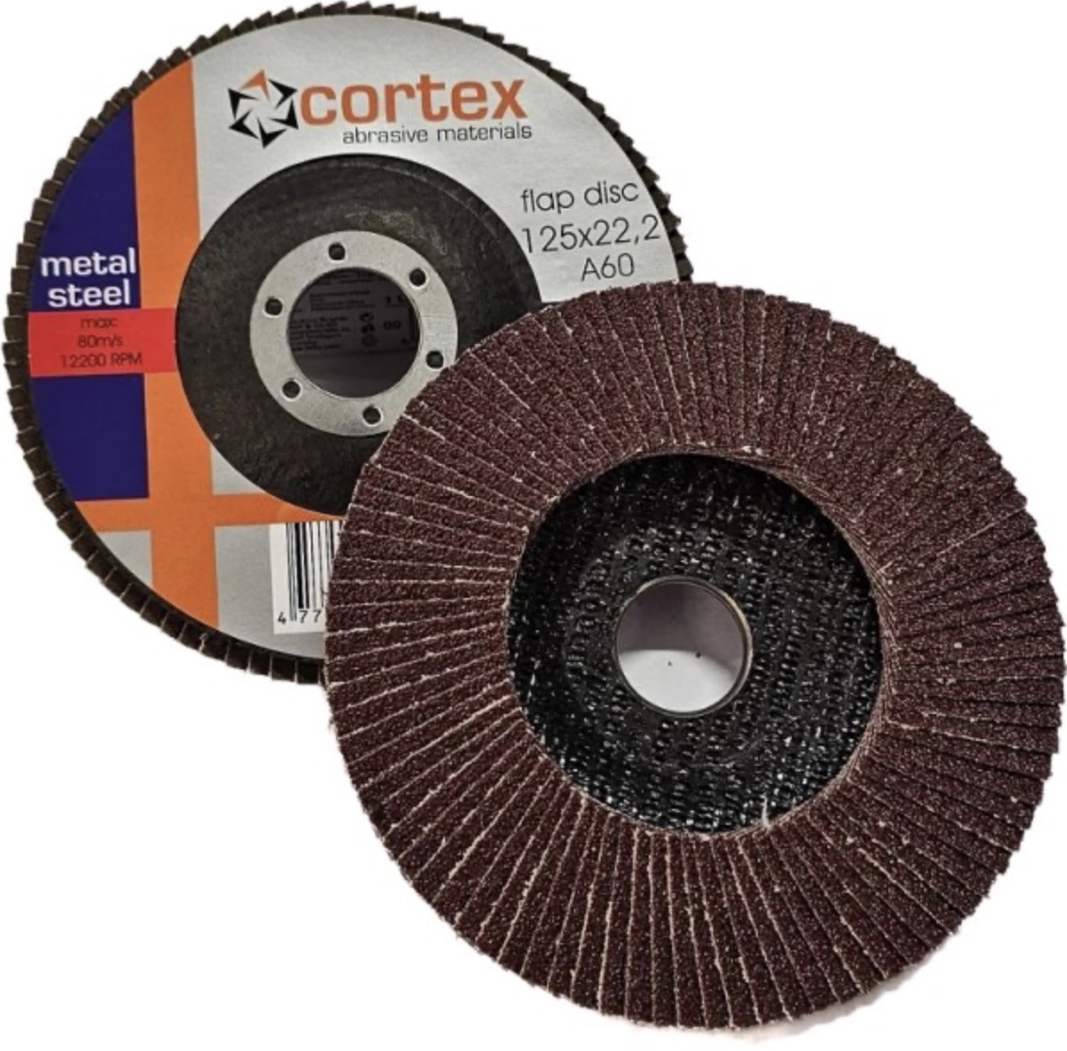 Lamellrondeller Cortex 30910; 125x22,2 mm; P60