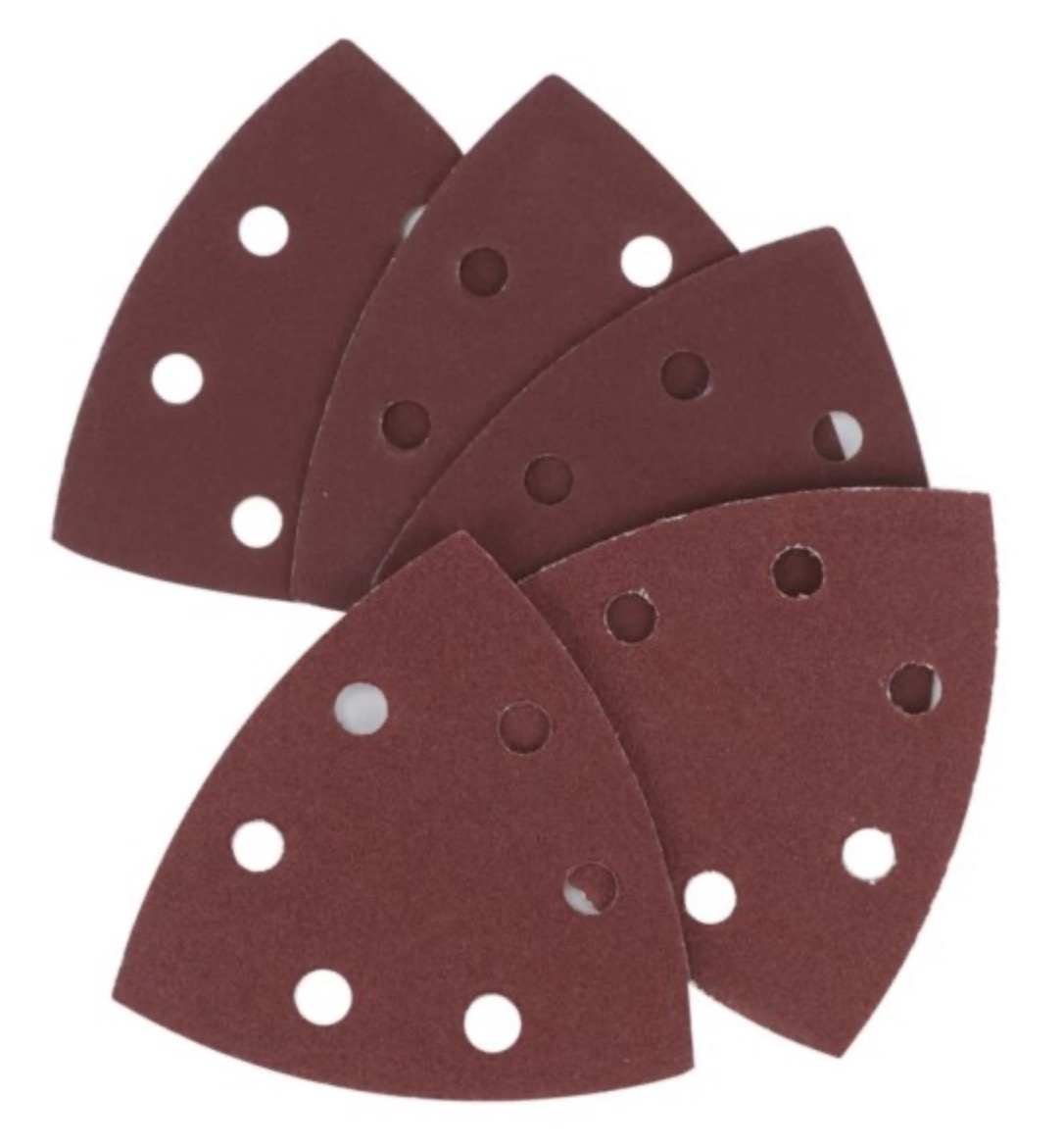 Sandpapir til deltaslipere Cortex 31408; 94x94 mm; P40; 5 stk