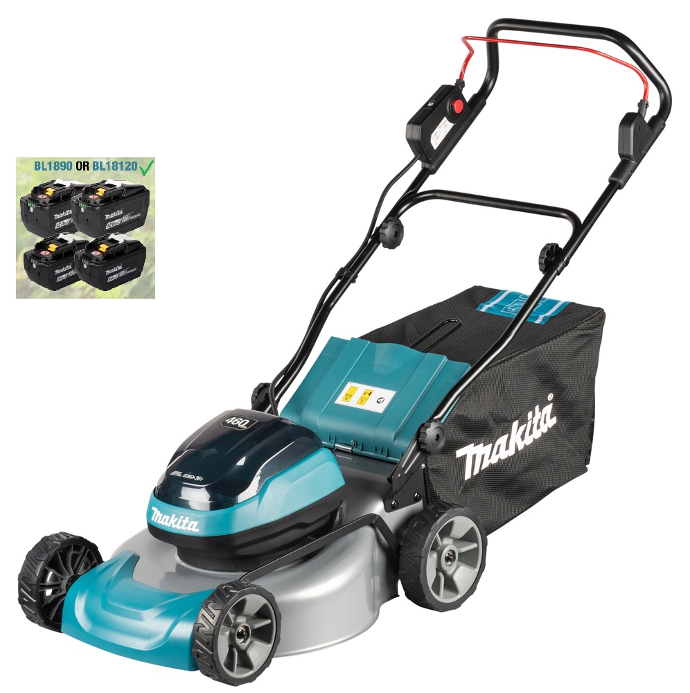 Gressklipper Makita DLM466ZX; 2x18 V (uten batteri og lader)
