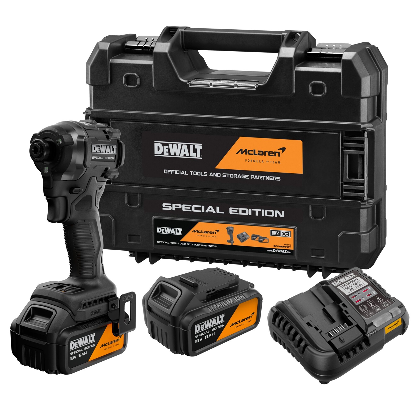 Slagskrutrekker DeWalt DCF86MP2T; 18 V; 2x5,0 Ah batt.