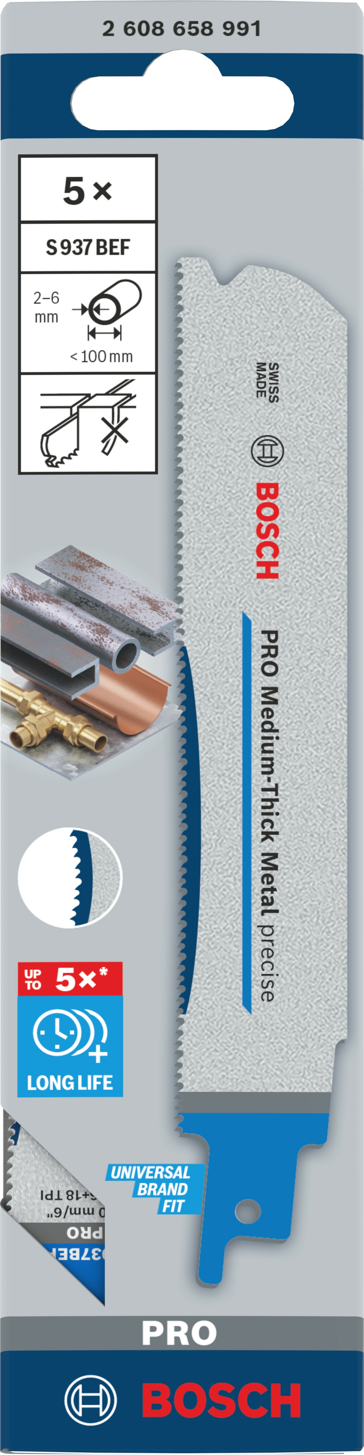 Tigersagblad Bosch 2608658991; 150 mm; 5 stk