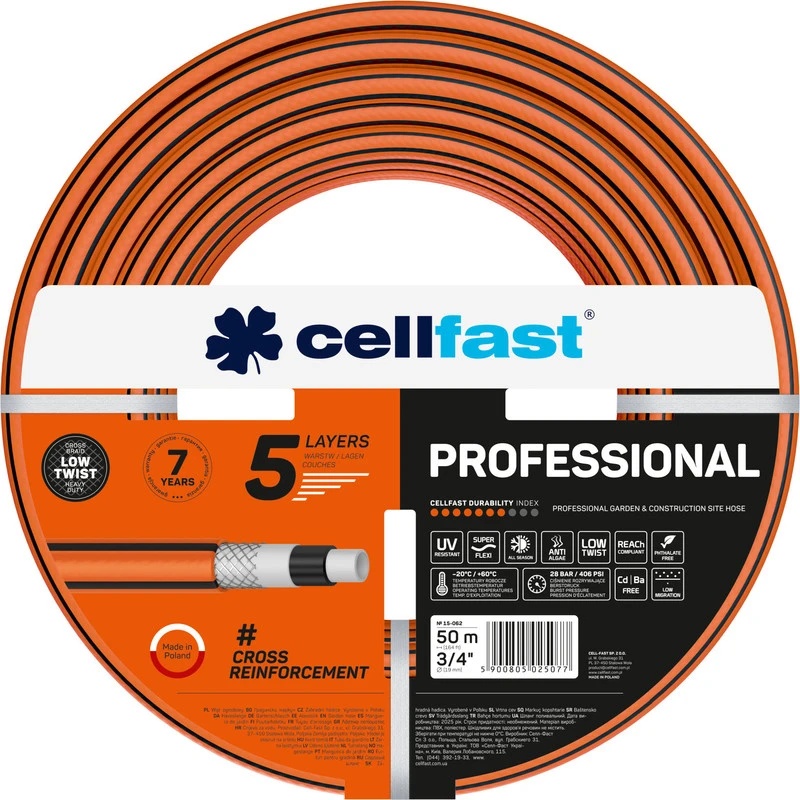 Vannslange Cellfast 15-062; 3/4''; 50 m