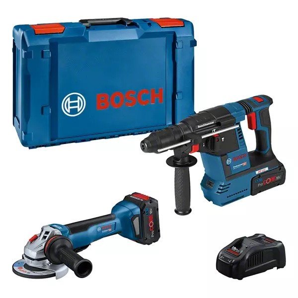 Verktøysett Bosch 0615990N33; 18 V; 2x5,5 Ah batt.