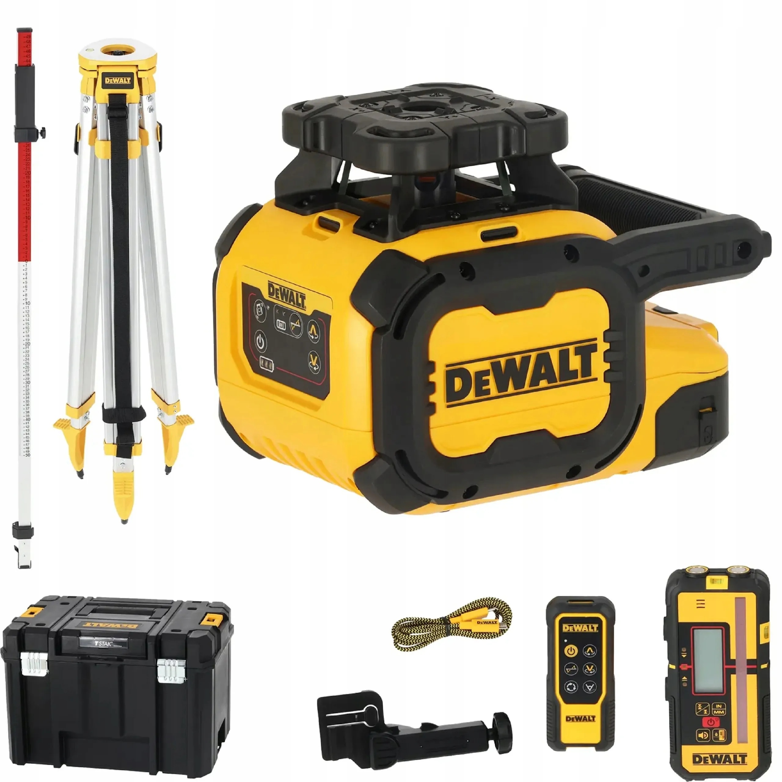 Rotasjonslaser med mottaker DeWalt DCLE15211RL-QW
