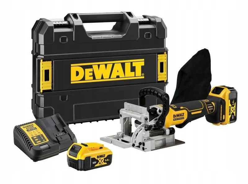 Fugefresemaskin DeWalt DCW682P2-QW; 18 V; 2x5,0 Ah batt.