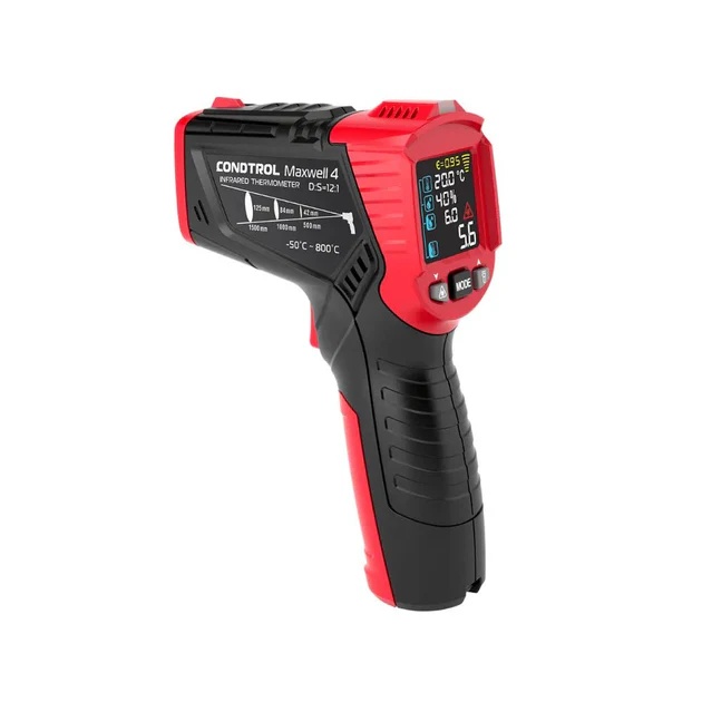 Hygro- / termometer EDMA Maxwell 4; 12:1; 9 V