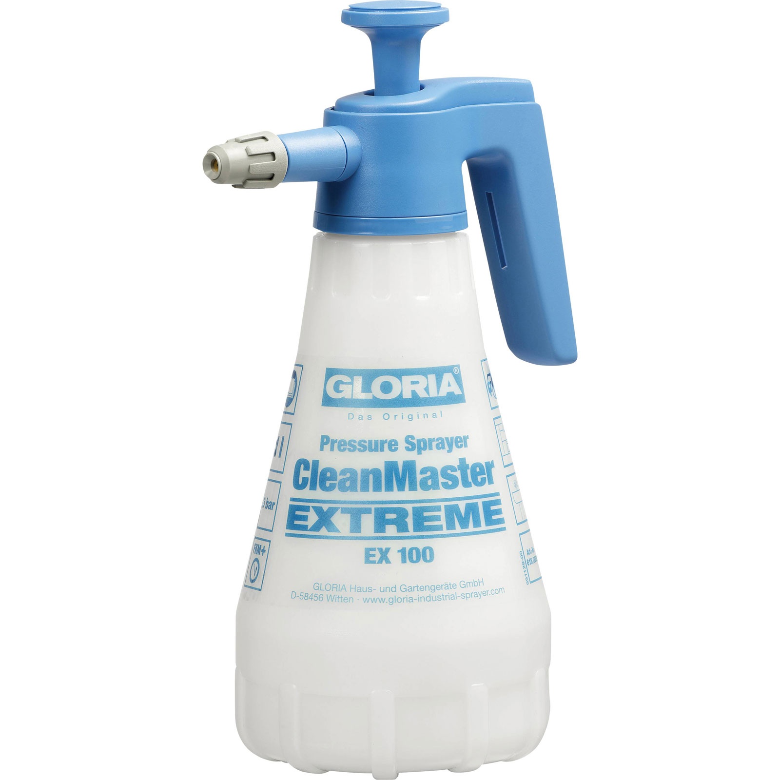 Høytrykkssprøyte Gloria CleanMaster Extreme EX 100; 1,3 L; 3 bar