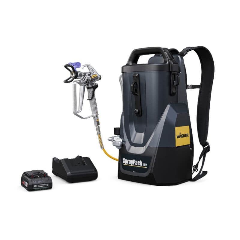 Batteridrevet luftfritt malersprøyte Wagner SprayPack 18V