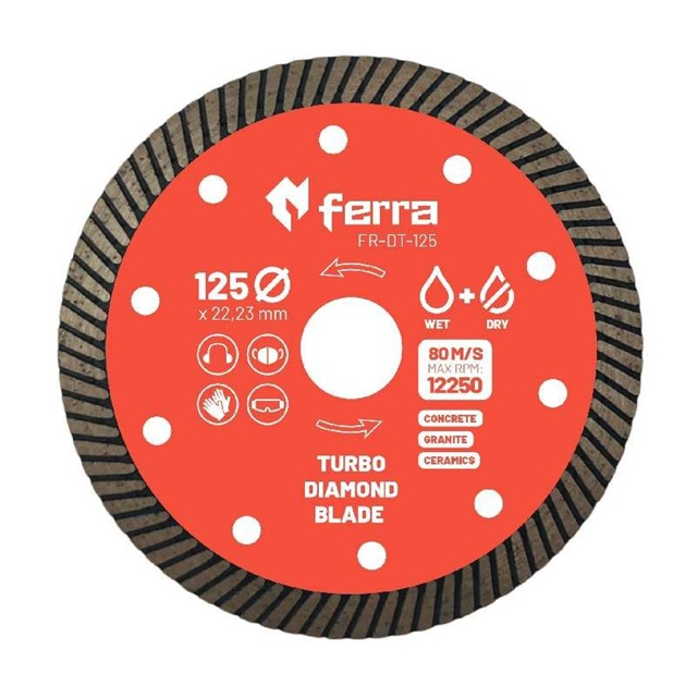 Diamantkappeskive Ferra FR-DT-125; 125 mm