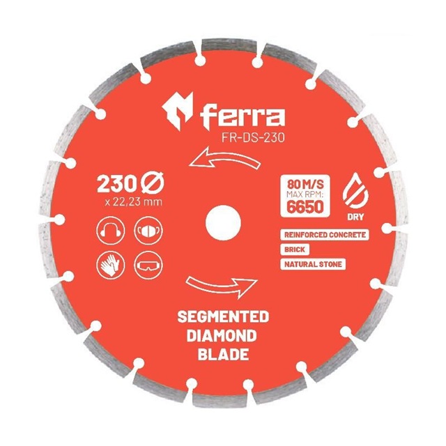 Diamantkappeskive Ferra FR-DS-230; 230 mm