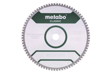 Universal sagblad Metabo FZ/TZ MULTI CUT CLASSIC; 305x30x80 mm; -5°