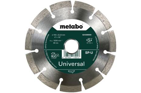 Diamantkappeskive Metabo Promotion; 150x22 mm
