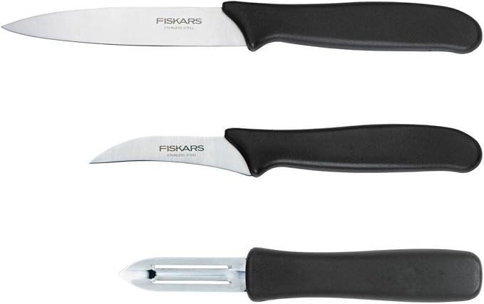 Knivsett, 3 stk. Fiskars Essential 1065600