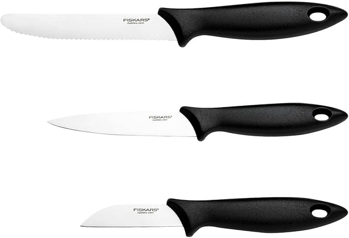 Knivsett, 3 stk. Fiskars Essential 1065584