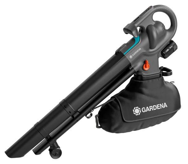 Batteridrevet løvblåser/suger Gardena PowerJet P4A; 18 V; 1x4,0 Ah batt.