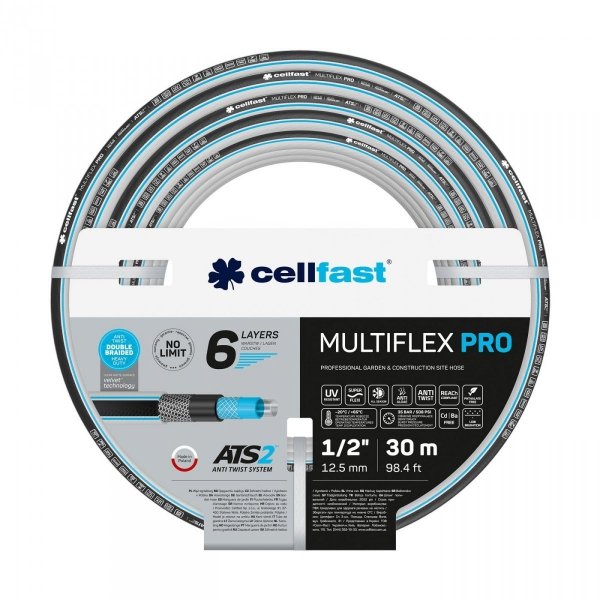 Vannslange Cellfast MULTIFLEX PRO ATS2; 30 m; 1/2''