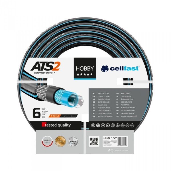 Vannslange Cellfast HOBBY ATS2 16-201; 50 m; 1/2''