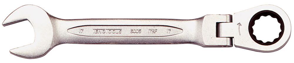 Fastnøkkel med skralle Teng Tools 600512RF; 12 mm; 147 mm