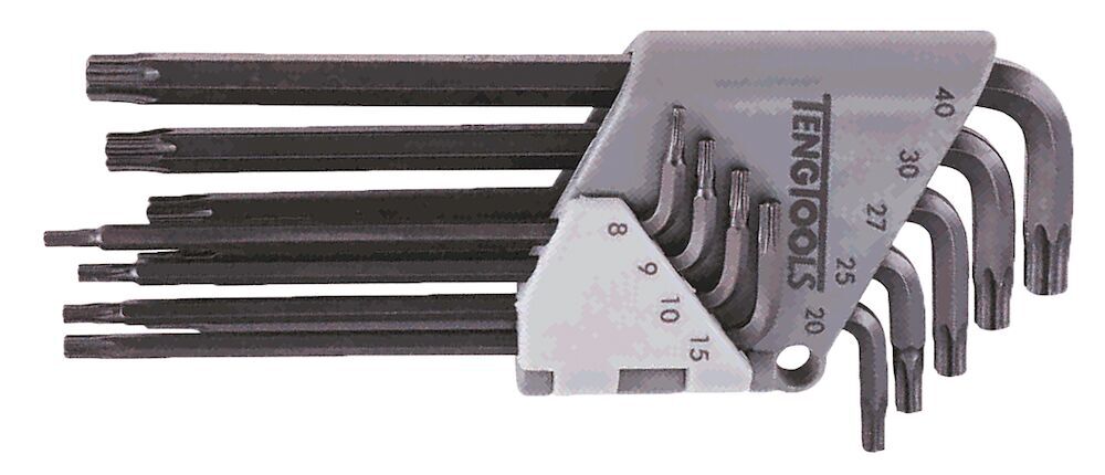 Hylsenøkkelsett Teng Tools 1479TX; Torx; 9 stk
