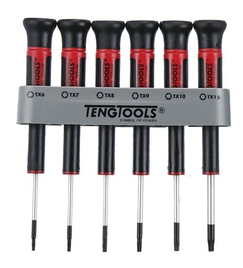 Skrutrekkersett Teng Tools MDM706TX; Torx; 120 mm; 6 stk