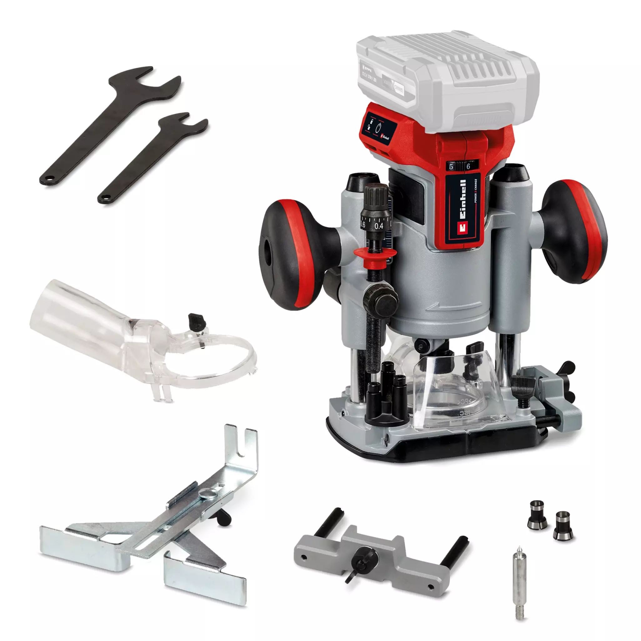 Håndoverfres Einhell TP-RO 18 Li BL - Solo; 18 V (uten batteri og lader)