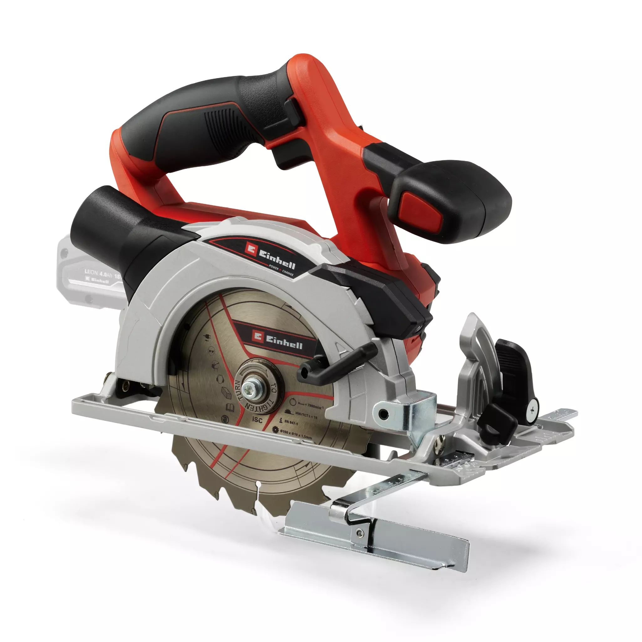 Batteridrevet sirkelsag Einhell TE-CS 18/150 Li - Solo; 18 V (uten batteri og lader)