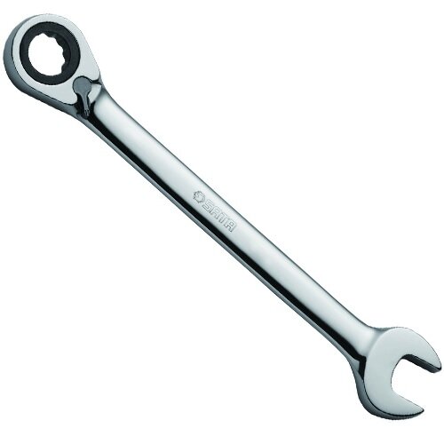 Fastnøkkel med skralle Sata S46611; 18 mm; 235 mm