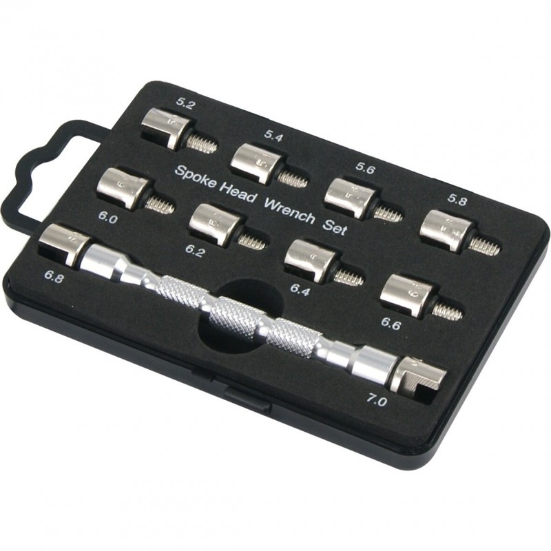 Hylsenøkkelsett Ellient Tools MW9001; 11 stk