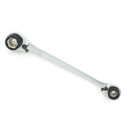 Skiftenøkkel med skralle Ellient Tools GX4008; 8-19 mm; 242 mm