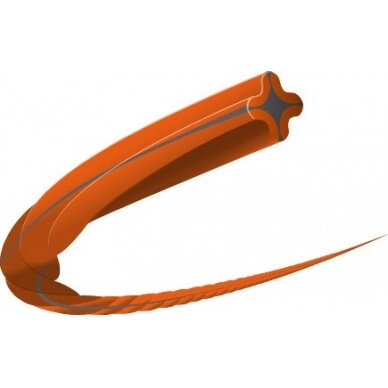 Trimmertråd Husqvarna WHISPER TWIST; 2 mm; 15 m