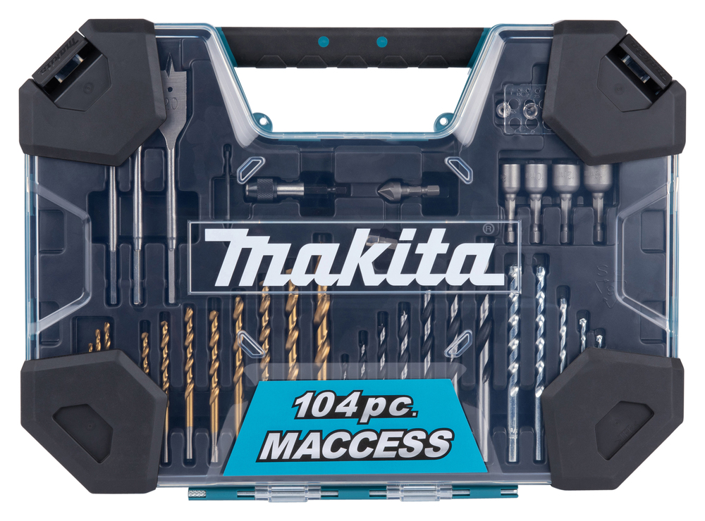 Bor/bitssett Makita E-22604; 104 stk