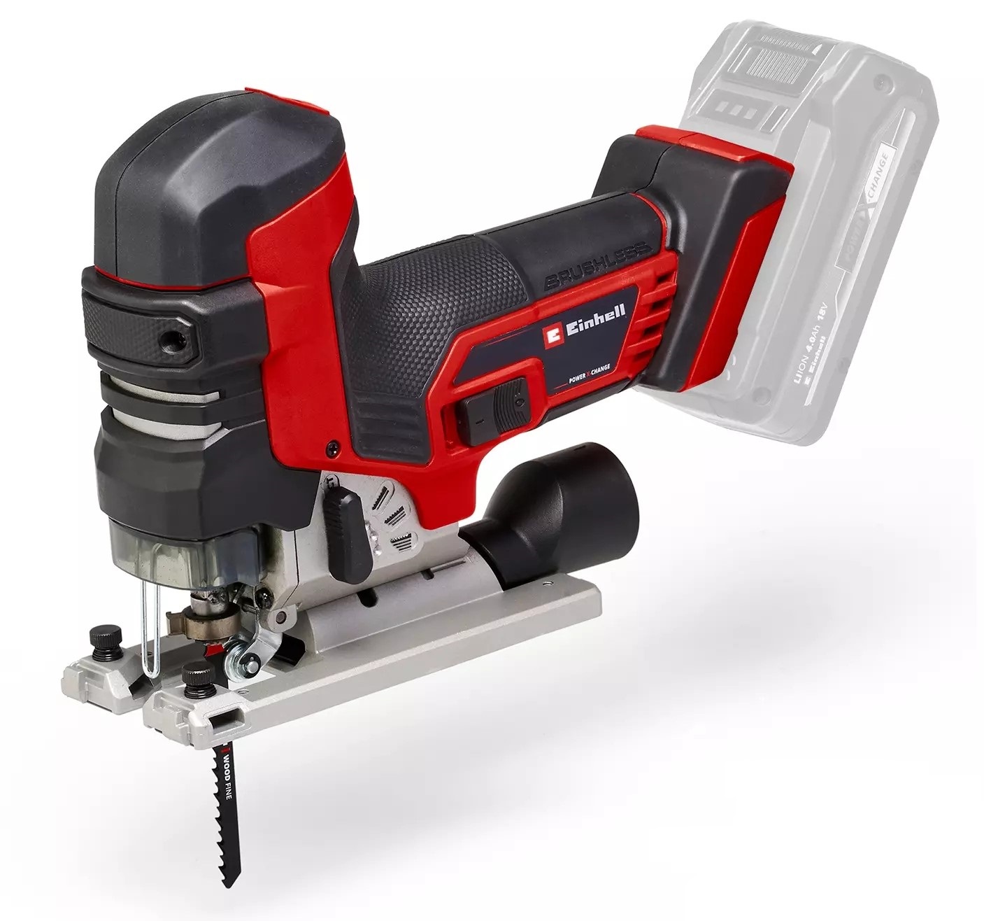 Batteridrevet stikksag Einhell TP-JST 18/135 Li BL - Solo; 18 V (uten batteri og lader)