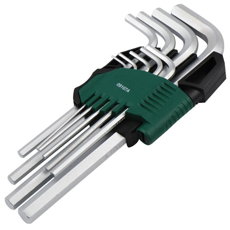 Pipesett Sata S09107A; HEX; 1,5-10 mm; 9 stk