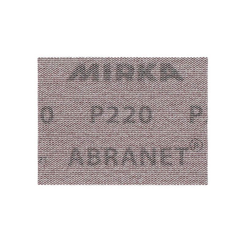 Nettmønstret slipepapir Mirka Abranet; 75x100 mm; P400