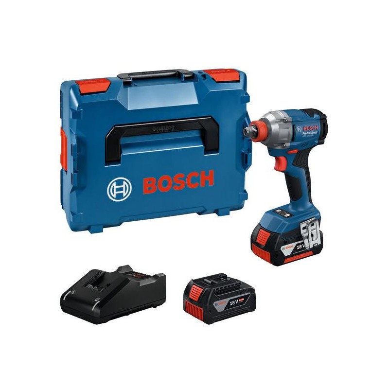 Slagmuttertrekker Bosch GDX 18V-285 Professional; 18 V; 2x2,0 Ah batt.