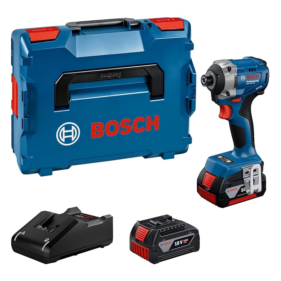 Slagskrutrekker Bosch GDR 18V-215 Professional; 18 V; 2x4,0 Ah batt.