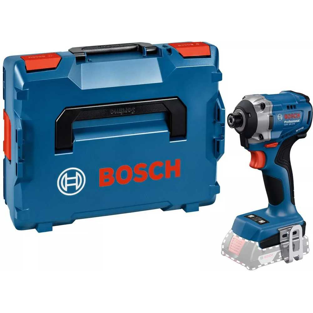 Slagskrutrekker Bosch GDR 18V-215 Professional; 18 V (uten batteri og lader) + L-BOXX 136