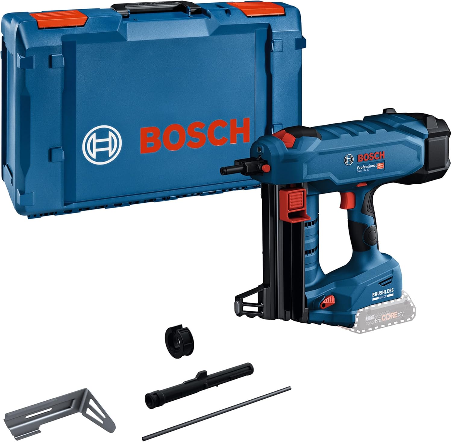 Batteridrevet dykkertpistol Bosch GNB 18V-40 Professional; 18 V (uten batteri og lader)
