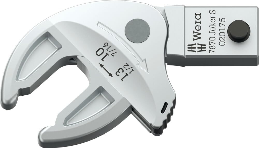 Hode til momentnøkkel Wera 7870 Joker S; 10-13 mm; 9x12 mm