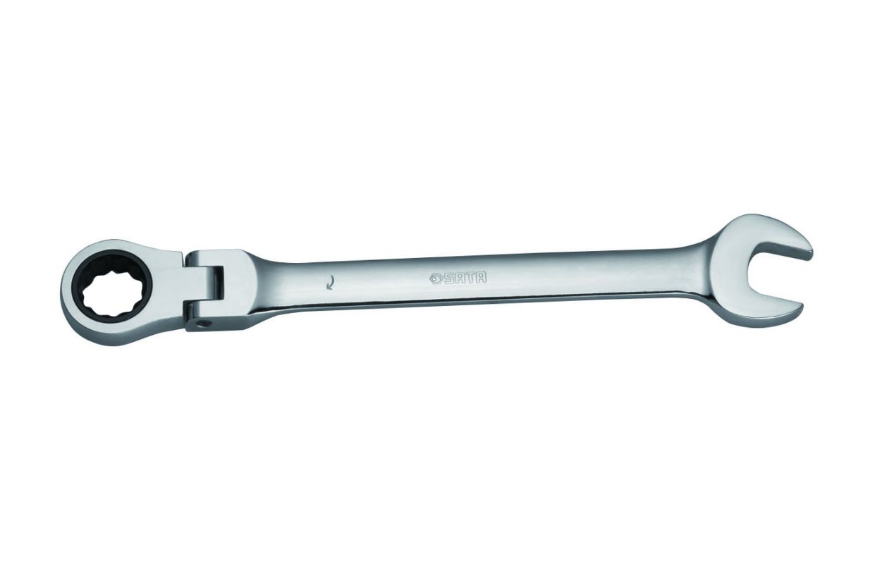Fastnøkkel med skralle Sata S46410; 19 mm; 249 mm