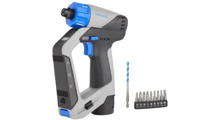 Skrutrekker Dremel DD12V-S1; 12 V; 1x2,0 Ah batt.