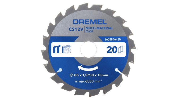 Kappeskive Dremel CS600; 85 mm