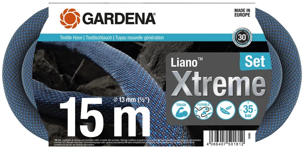 Slange med koblinger Gardena 970643201; 13 mm; 15 m