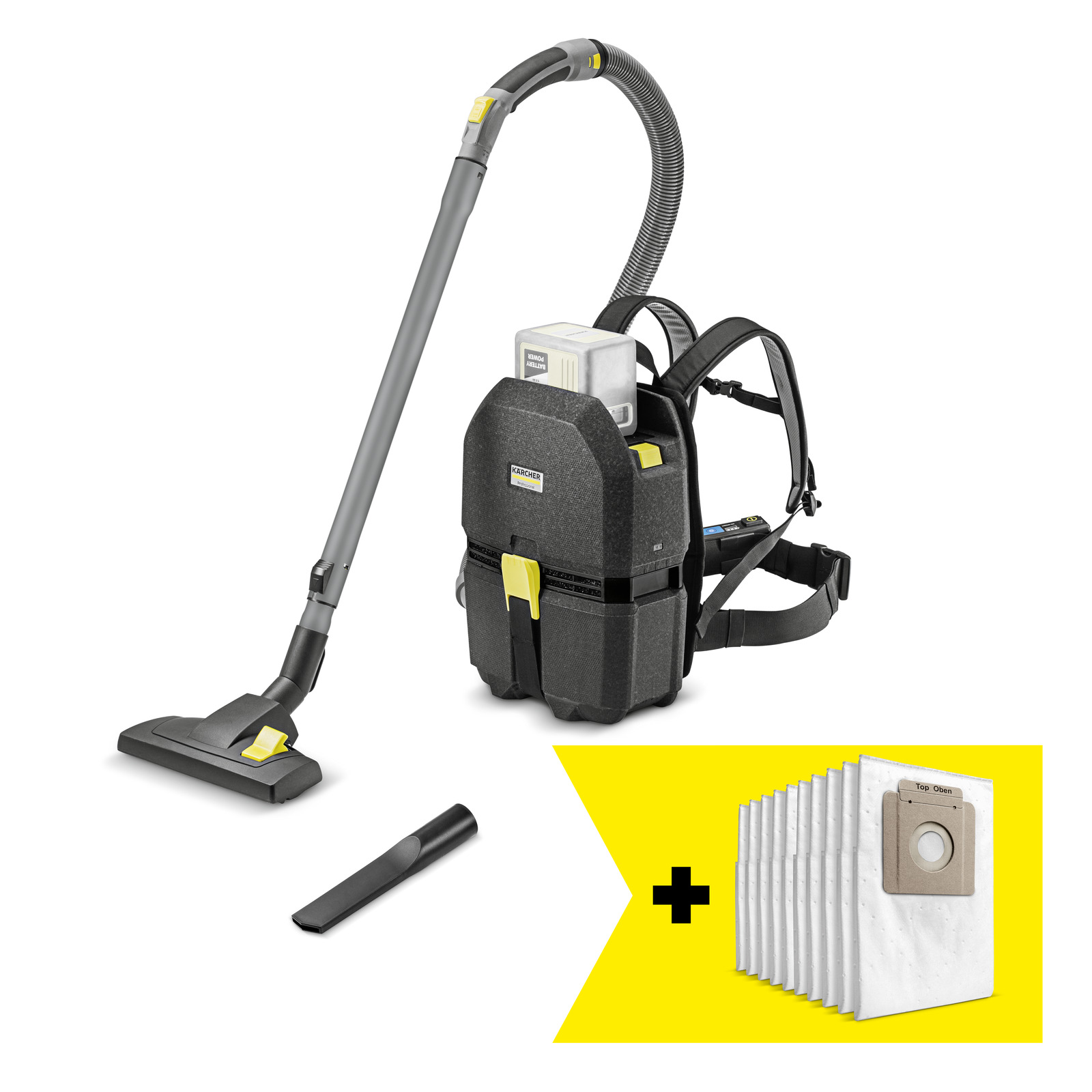 Støvsuger Karcher 1.394-309.0; BVL 3/1 Bp Go!Further; 36 V (uten batteri og lader)