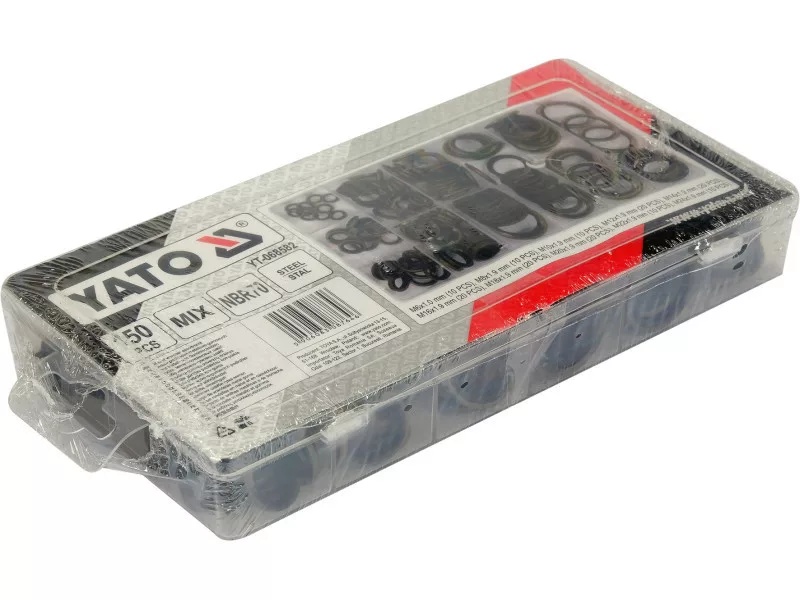 Skivesett Yato YT-068582; M6-M24; 150 stk