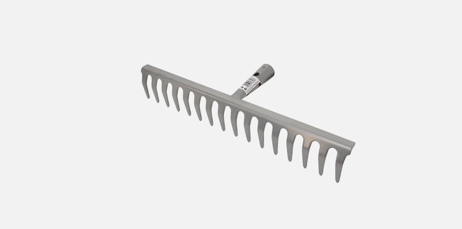 Rake uten håndtak AWTools AW64203; 443x73x130 mm; 3,5 mm; 590 g