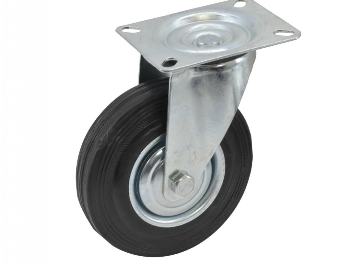 Hjul med feste AWTools AW23311; 40 kg 75 mm