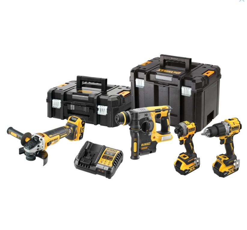 Verktøysett DeWalt DCK429P3T-QW; 18 V; 3x5,0 Ah batt.